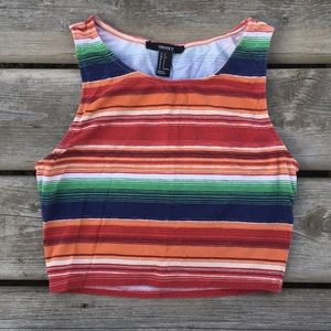 (3/$15) Striped Tank Top/Crop Top